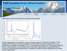 Tablet Screenshot of ftir-analysis.com